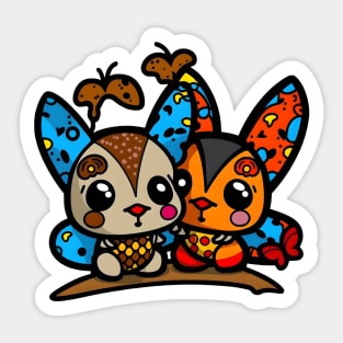 Flying Squirrel Sticker